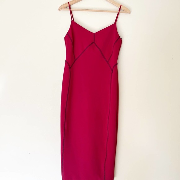 1.STATE Red Bodycon Midi Dress - Picture 9 of 14